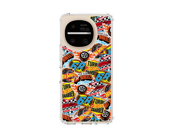 AQUOS R11 Hot Wheels™ - ステッカー スリムプロテクションケース