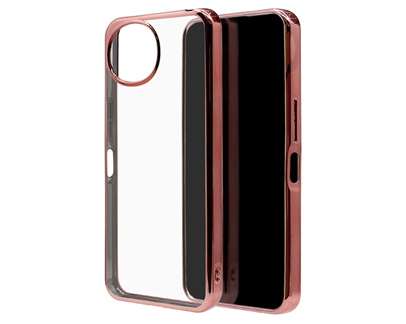 AQUOS wish6 専用ケース ソフトケース TPU メタルフレーム CPK