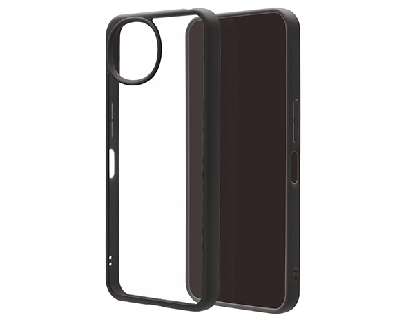 AQUOS wish6 専用ケース ハイブリッドケース BK×CL