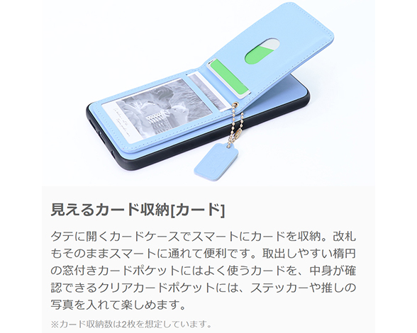 「SWEET-SHELL Series」AQUOS wish6用 可愛いキルティング収納 背面型ケース 2