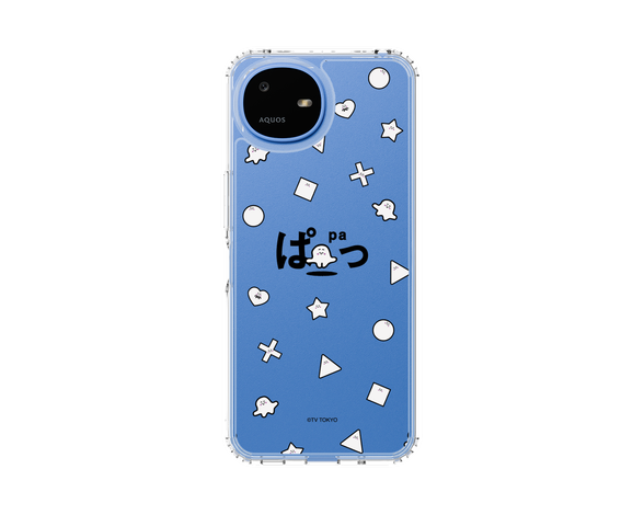 AQUOS wish6 シナぷしゅ きごう スリムプロテクションケース