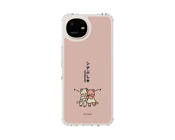 AQUOS wish6 シナぷしゅ ひーたんみーたん スリムプロテクションケース