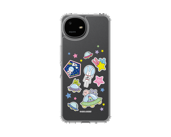 AQUOS wish6 CRAFTHOLIC Sticker スリムプロテクションケース
