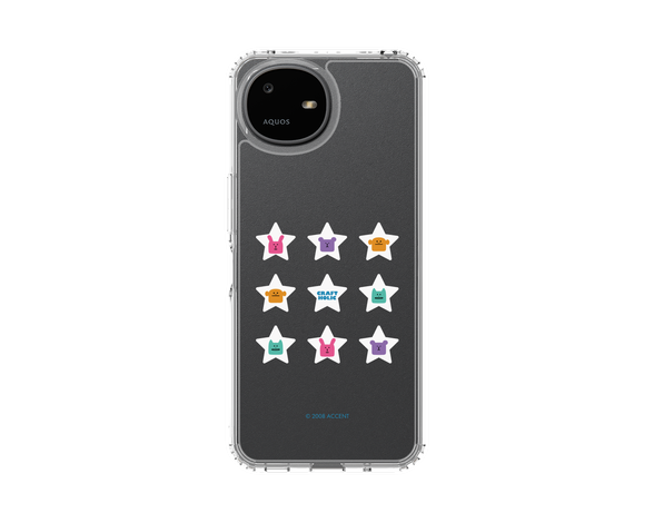 AQUOS wish6 CRAFTHOLIC Stars スリムプロテクションケース
