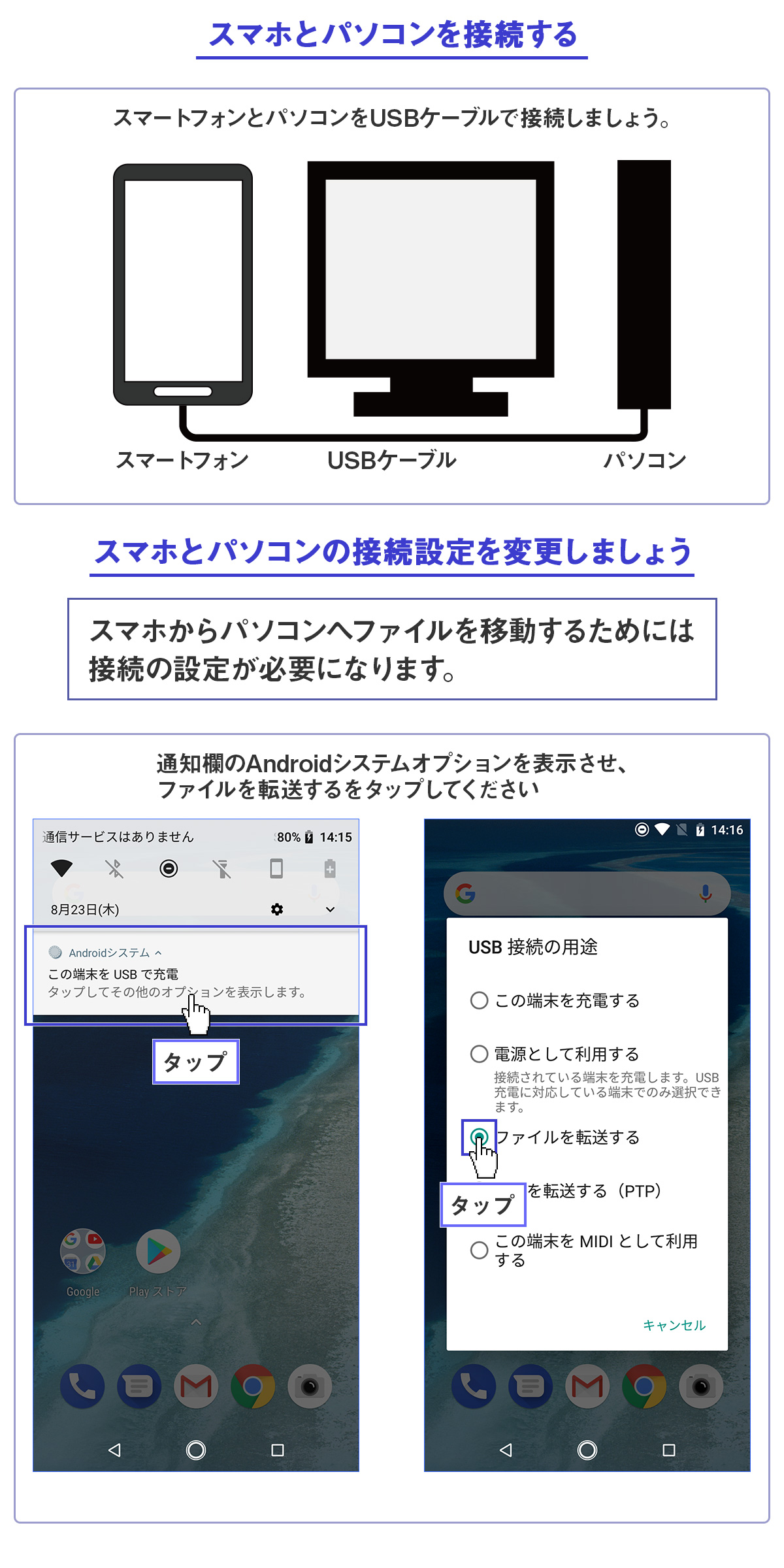 スマホのファイルをパソコンへ移動しよう！ - AQUOS使いこなし術 