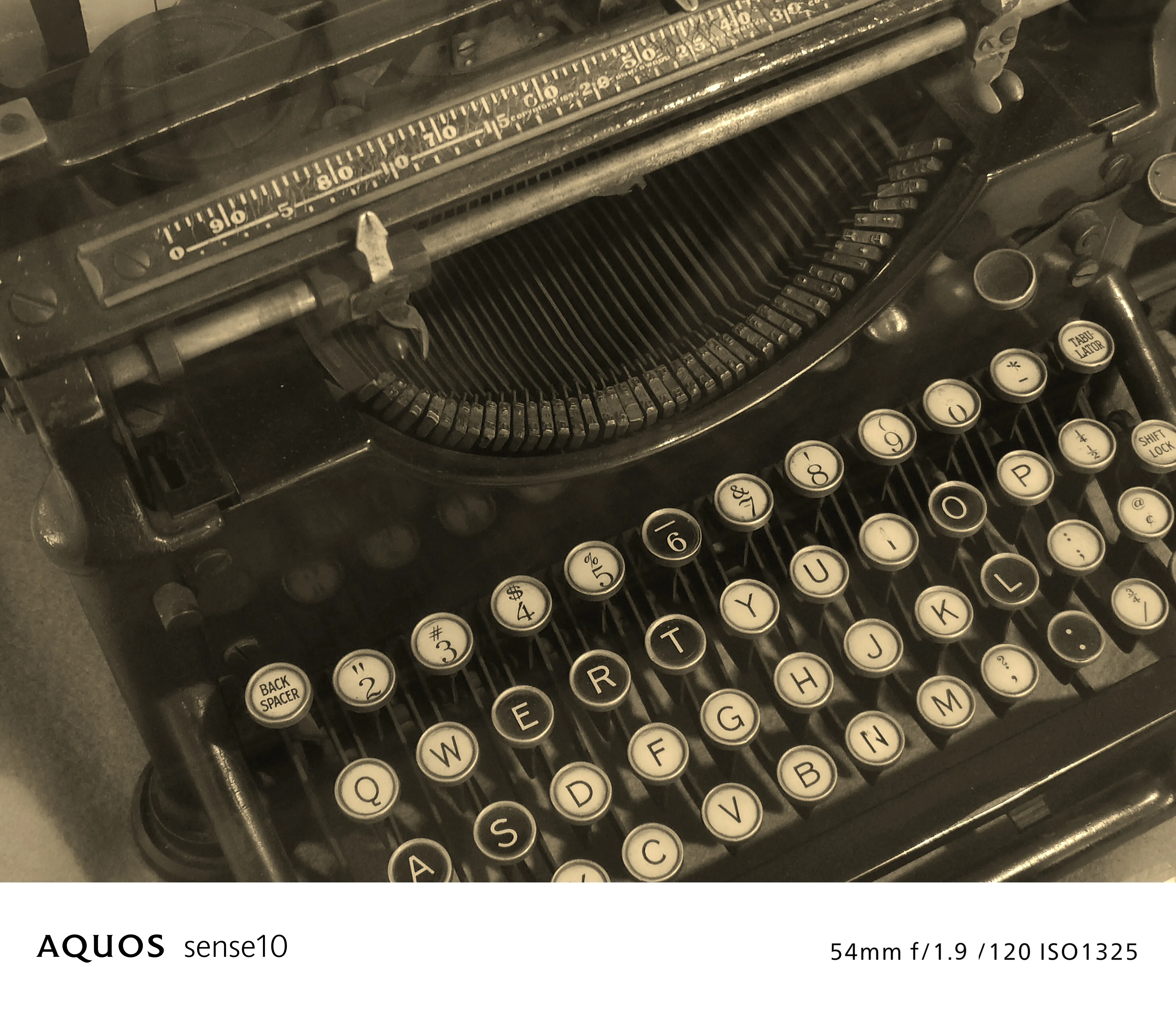 セピア フィルターON 写真