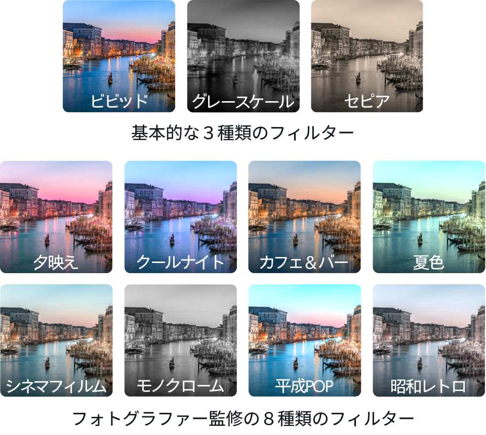 PHOTO STYLE フィルター